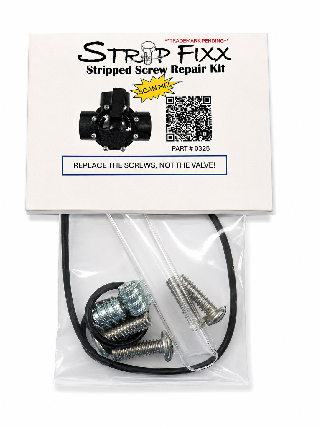 Stripped Repair Kit for Jandy 3-Way Valve Pool Valve And Any Similar Style Valve – Standard Valve - R-OR